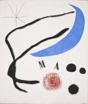 Joan Miró. Poema (III), 1968. Acrílic damunt tela. Fundació Joan Miró, Barcelona © Successió Miró, 2018.