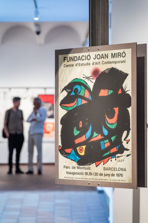 <p>Exposición La poesía acaba de empezar. Fundació Joan Miró, Barcelona. ©Fundació Joan Miró. Foto de Pep Herrero</p>