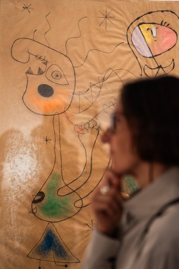 Inauguració pública de l'exposició Miró Matisse, més enllà de les imatges comissariada per Rémi Labrusse. © Fundació Joan Miró. Fotos: Pep Herrero