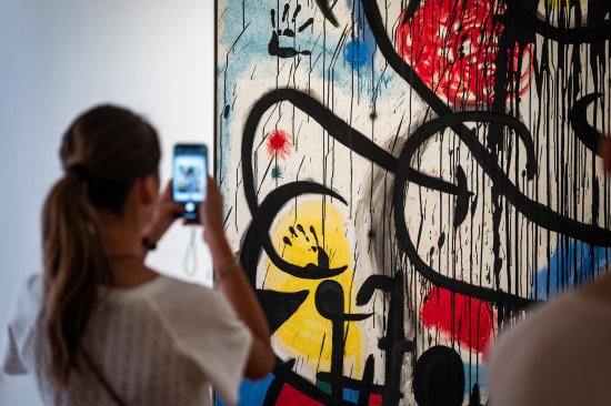 <p>Presentation of the Joan Miró Collection. Fundació Joan Miró, Barcelona. Photography by Pep Herrero.</p>